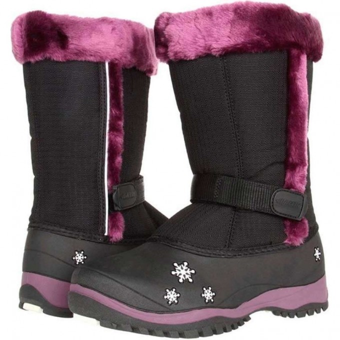 Сапоги BAFFIN Lily Black/Plum 06/38 SNFL-J001-BAH-06 Сапоги BAFFIN Lily Black/Plum 06/38 SNFL-J001-BAH-06